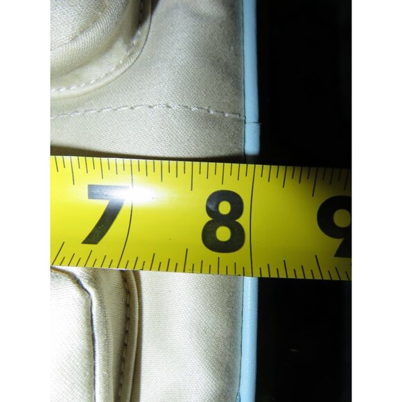 Coach 2007 Hampton Sateen Leather satchel 4 turnlock pockets Daisy Flower Charm - Picture 13 of 13